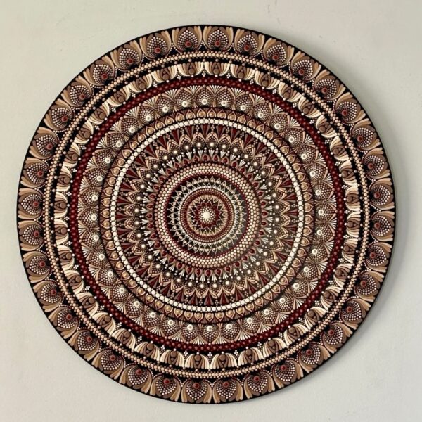 “Ateş Çemberi”Dot Mandala Pano